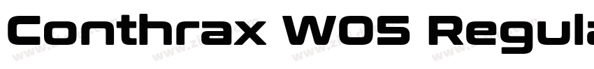 Conthrax W05 Regular字体转换